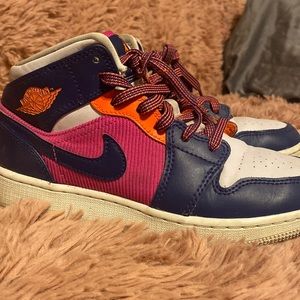 jordan 1 mid fire pink